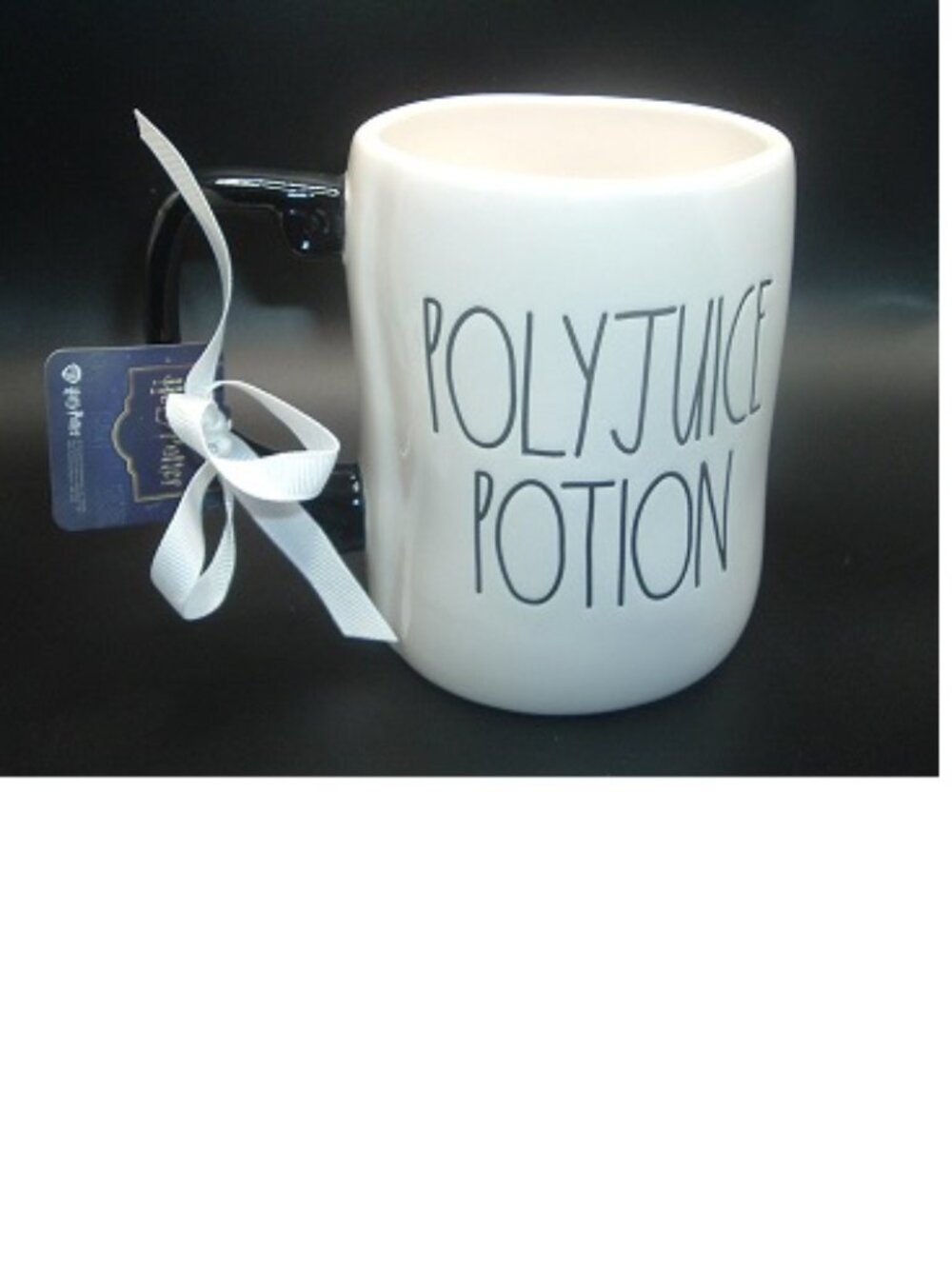 NWT Rae Dunn Harry Potter POLYJUICE POTION Double Sided Mug w/Cauldron on back